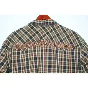 Harley-Davidson Retro Relaxed Fit Casual Biker Preppy Boho Men's Shirt Size XL
